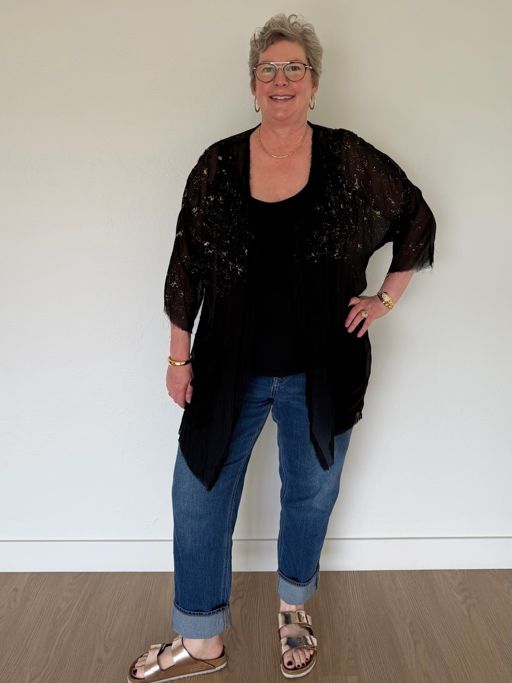 Jaga Silk Chiffon Jacket